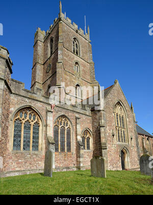 St.-Georgs Kloster Kirche, Dunster, Somerset Stockfoto