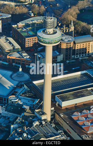 Eine Luftaufnahme von der Radio City Tower in Liverpool Stockfoto