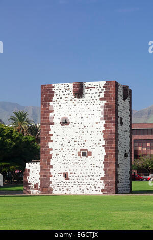 Torre del Conde, Festungsturm, San Sebastian, La Gomera, Kanarische Inseln, Spanien Stockfoto