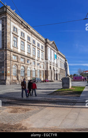 Natural History Museum von Porto Universitätsgebäude in Gomes Teixeira Square. Porto, Portugal. Stockfoto