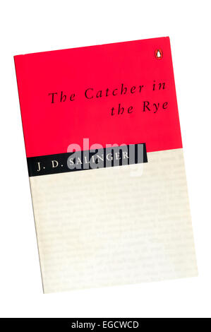 Penguin-Ausgabe 1994 von der Fänger im Roggen von J.D. Salinger. Stockfoto