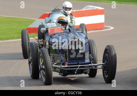 Die Bugatti Type 51-Serie folgte dem berühmten Typ 35 als Bugatti's wichtigster Rennwagen für die 1930er Jahre, konnte aber nicht weiter dominieren Stockfoto