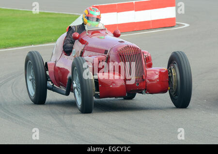 Maserati V8-RI wurde ein Modell der Rennwagen vom italienischen Hersteller Maserati von Modena 1936 produziert, für insgesamt vier Einheiten. Stockfoto