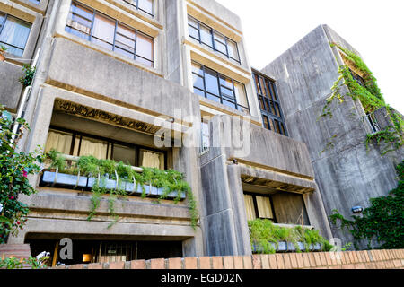 Die Sirius Gebäude Gebäude an Milers Punkt in The Rocks, Sydney, Australien, im Stil des Brutalismus. Stockfoto