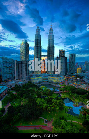 Skyline von Kuala Lumpur Stockfoto