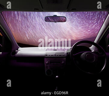 Fahren Sie in den Himmel Stockfoto