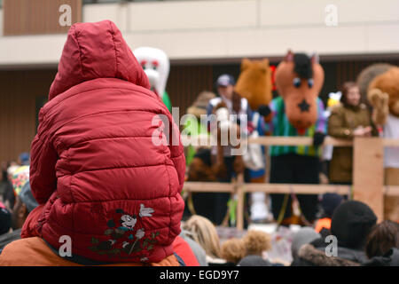 300. Geburtstag der Stadt Karlsruhe, jährlichen Karneval und Fasching-Parade, Stockfoto