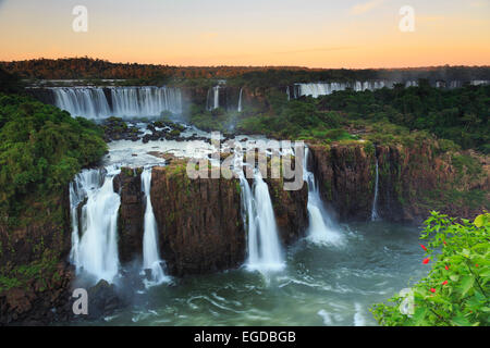 Brasilien, Parana, Iguassu Falls National Park (Cataratas Do Iguaçu) (der UNESCO) Stockfoto