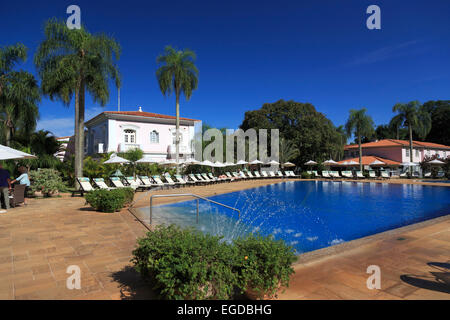 Brasilien, Parana, Iguassu Falls National Park, historisches Hotel-Das Caratas Stockfoto