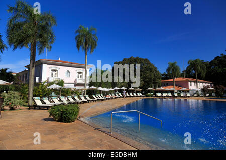 Brasilien, Parana, Iguassu Falls National Park, historisches Hotel-Das Caratas Stockfoto