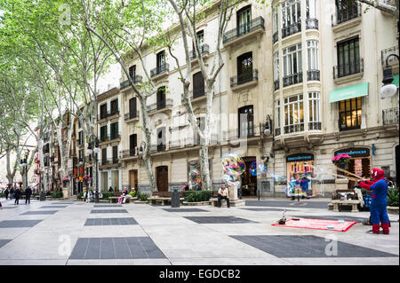 Passeig des Born, Palma De Mallorca, Mallorca, Spanien Stockfoto