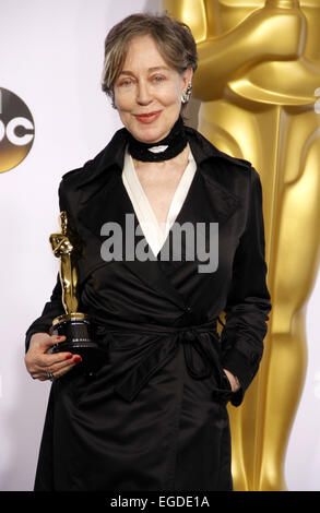 Milena Canonero 87. Annual Academy Awards - Presseraum statt im Loews Hollywood Hotel in Hollywood am 22. Februar 2015. Bildnachweis: Dpa picture Alliance/Alamy Live News Stockfoto