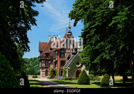 Herrenhaus, Manoir de Villers, Saint-Pierre de Manneville, Seine-Maritime, obere Normandie, Frankreich Stockfoto