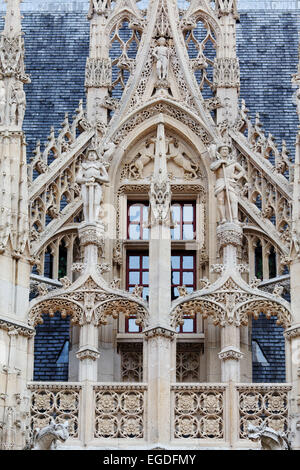 Palais de Justice, Rouen, Seine-Maritime, Normandie, Frankreich Stockfoto