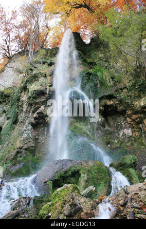 Wasserfall in Bad Urach - Deutschland Stockfoto