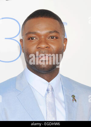 DAVID OYELOWO Englisch Schauspieler im Februar 2015. Foto Jeffrey Mayer Stockfoto