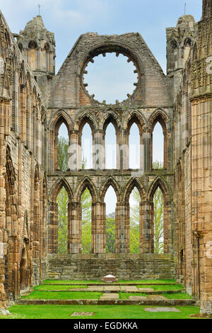 Ruinen von Elgin Cathedral, Elgin Cathedral, Elgin, Moray, Ostküste, Schottland, Großbritannien, Vereinigtes Königreich Stockfoto