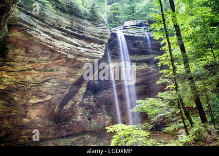 Wasserfall im Morgenlicht Stockfoto