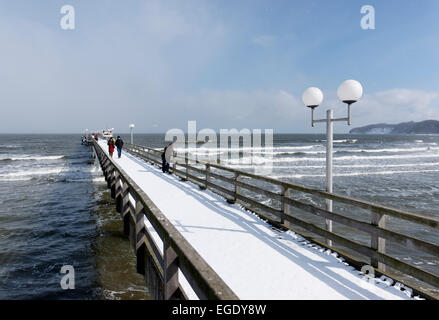 Pier im Seaside Resort Binz, Insel Rügen, Ostsee, Mecklenburg-Western Pomerania, Deutschland Stockfoto