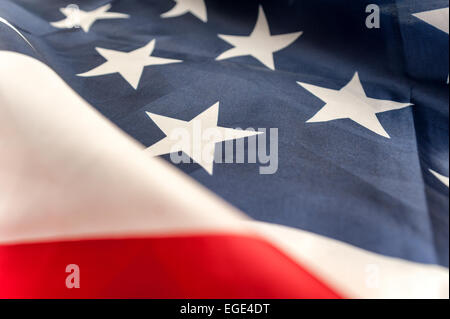 Amerikanische Flagge closeup Stockfoto