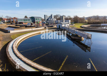 Kläranlage, Abwasserreinigung, Stockfoto