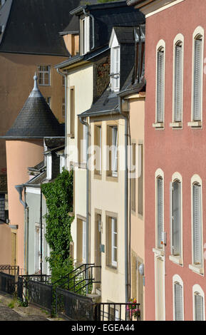 Häuser in den Grund (alte Stadt), Stadt Luxemburg, Luxemburg Stockfoto