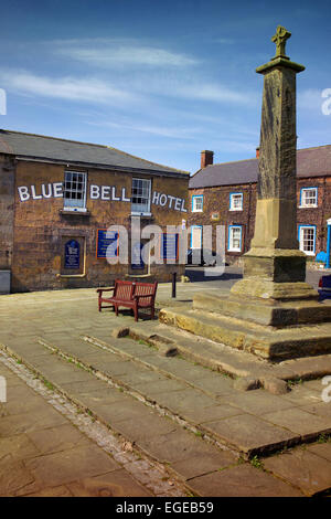 Marktplatz, Belford, Northumberland Stockfoto