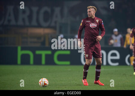 Maxi Lopez (Torino), 19. Februar 2015 - Fußball / Fußball: UEFA Europa League, Runde der 32 Hinspiel match zwischen Torino FC 2-2 Athletic Club Bilbao im Stadio Olimpico di Torino in Turin, Italien. (Foto von Maurizio Borsari/AFLO) Stockfoto