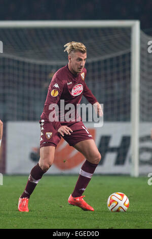 Maxi Lopez (Torino), 19. Februar 2015 - Fußball / Fußball: UEFA Europa League, Runde der 32 Hinspiel match zwischen Torino FC 2-2 Athletic Club Bilbao im Stadio Olimpico di Torino in Turin, Italien. (Foto von Maurizio Borsari/AFLO) Stockfoto