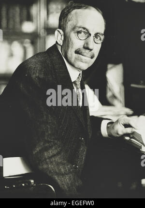 Wayne Bidwell Wheeler, US-amerikanischer Rechtsanwalt und Verbote. Sein bekannteste Beitrag zur Verbot Bewegung machte die Anti-Saloon League die erste organisierte politische Druck-Gruppe in den Vereinigten Staaten, ca. 1922 Stockfoto