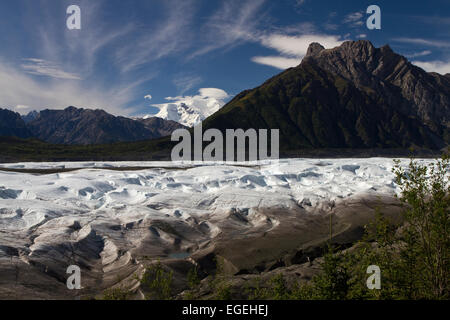 Root-Gletscher, Wrangell-St.-Elias-Nationalpark & Preserve, Alaska Stockfoto