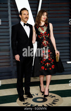 Alessandro Nivola und Emily Mortimer, die Teilnahme an der Vanity Fair Oscar Party 2015 am 22. Februar 2015 in Beverly Hills, Kalifornien. / Picture alliance Stockfoto