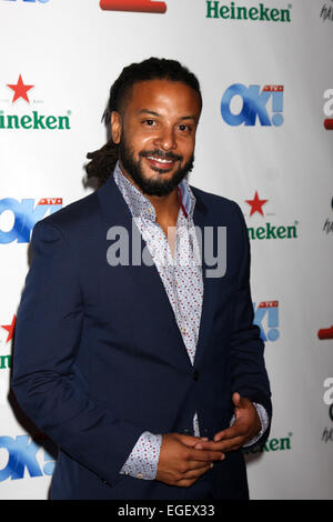 Okay! TV Pre-awards Party zu Ehren der Emmy-nominierten, Moderatoren und dem Teppich geben statt im Sofitel Los Angeles - Ankünfte Featuring: Brandon Jay McLaren Where: Los Angeles, California, Vereinigte Staaten von Amerika bei: 21. August 2014 Stockfoto