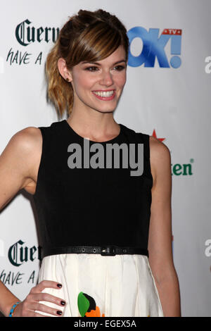 Okay! TV Pre-awards Party zu Ehren der Emmy-nominierten, Moderatoren und dem Teppich geben statt im Sofitel Los Angeles - Ankünfte Featuring: Rachel Melvin Where: Los Angeles, California, Vereinigte Staaten von Amerika bei: 21. August 2014 Stockfoto