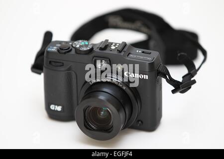 Canon Powershot G16 Compast Digitalkamera. Stockfoto