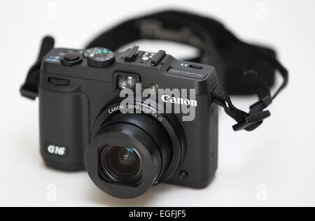 Canon Powershot G16 Compast Digitalkamera. Stockfoto