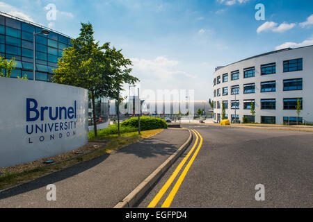 Eingang an der Brunel University Stockfoto