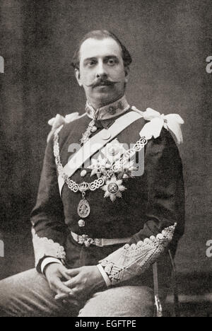Francis, Herzog von Teck, 1837 – 1900, aka Graf Francis von Hohenstein.  Mitglied des deutschen Adels und später von der britischen königlichen Familie. Stockfoto