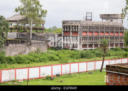 Pestizidfabrik der Union Carbide in Bhopal, Indien Stockfoto