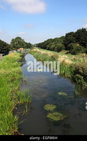 Grantham Kanal, in der Nähe von Vale Belvoir, Lincolnshire Stockfoto