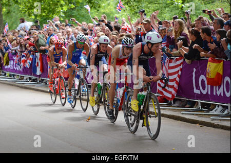 London Olympischen Triathlon Stockfoto