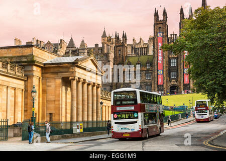 National Gallery of Scotland, die Hügel, Edinburgh, Lothian, Schottland, Vereinigtes Königreich, Europa Stockfoto