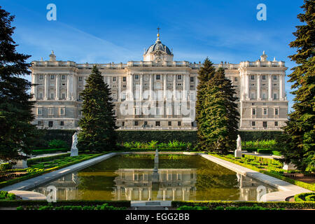 Madrid, Königspalast (Palacio Real) Stockfoto