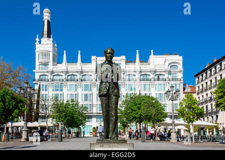 Piazza Santa Ana, Madrid Stockfoto