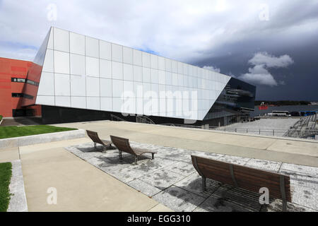 Der neue Konzertsaal Stavanger Town, Western Fjorde, Norwegen, Skandinavien, Europa aufzubauen. Stockfoto