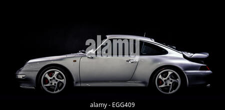 Silber Porsche 911 Stockfoto