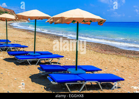 Blick auf herrliche Zypern Strand im Sommer Stockfoto