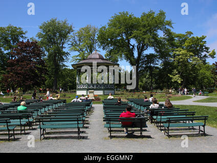 Die öffentlichen Gärten in Halifax, N.S., 11. Juni 2012. Stockfoto