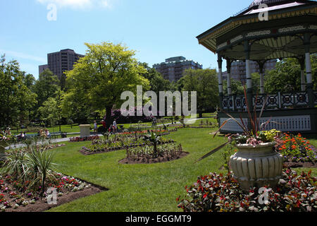 Die öffentlichen Gärten in Halifax, N.S., 11. Juni 2012. Stockfoto