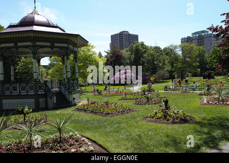 Die öffentlichen Gärten in Halifax, N.S., 11. Juni 2012. Stockfoto